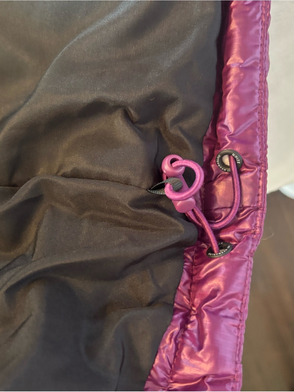 Noize Shiny Purple Puffer Jacket - Picture 9 of 13